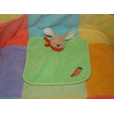 COMPTINE SOS DOUDOU LAPIN BEIGE PLAT VERT CAROTTE ORANGE