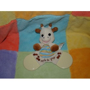 VULLI DOUDOU GIRAFE ECRU BEIGE ANNEAU DE DENTITION HOCHET