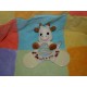 VULLI DOUDOU PELUCHE GIRAFE ECRU BEIGE ANNEAU DE DENTITION HOCHE