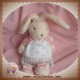 KALOO DOUDOU SOS PELUCHE LAPIN LILIROSE HOCHET FLEUR