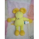 MARESE SOS DOUDOU PELUCHE SOURIS JAUNE HOCHET