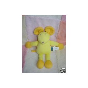 MARESE DOUDOU PELUCHE SOURIS JAUNE HOCHET