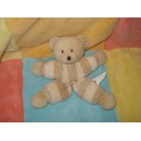 CMP DOUDOU OURS BEIGE CORPS RAYE BILLES TAILLE RESSERRE