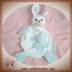 CMP DOUDOU LAPIN BLANC BLEU PLAT EVEIL ET TRENDRESSE