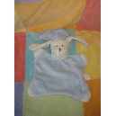 CMP SOS DOUDOU CHIEN LAPIN BLANC PLAT BLEU COEUR