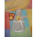 CMP SOS DOUDOU CHEVALIER MARIONNETTE GRIS JAUNE EPEE