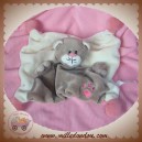 IN SOS DOUDOU CHAT PLAT ECRU TAUPE ROSE SOPHIE PELUCHE