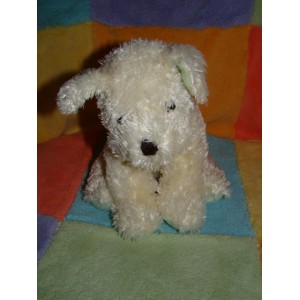 LE MEURICE RAYNAUD SOS DOUDOU CHIEN ECRU VERT