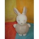 TARTINE ET CHOCOLAT DOUDOU LAPIN BLANC BOULE BEIGE VICHY