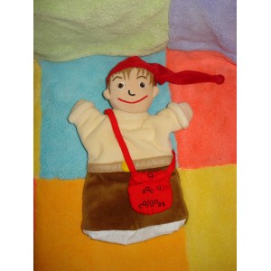 CMP SOS DOUDOU GARCON PETIT POUCET MARIONNETTE ECRU MARRON 