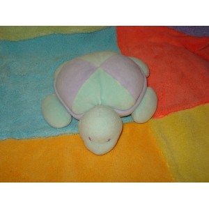 POMMETTE DOUDOU PELUCHE TORTUE VIOLET BLEU VERT POMMETTE DOUDOU PELUCHE TORTUE VIOLET BLEU VERT