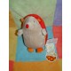 CARREBLANC DOUDOU HERISSON PHILEMON BEIGE ROUGE ROND ORANGE NEUF