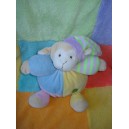 CMP DOUDOU SINGE MOUTON BOULE BLEU JAUNE MAUVE BONNET