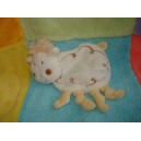 DIVERS DOUDOU MOUTON PLAT BLANC MARRON NOEUDS JAMBES