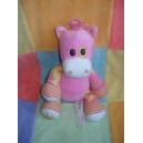 ANIMAL ALLEY SOS DOUDOU GIRAFE ROSE ET JAUNE SOLEIL