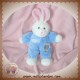 GIPSY DOUDOU LAPIN BLANC BLEU HOCHET SOS