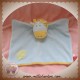 TEX SOS DOUDOU GIRAFE VACHE PLATE BLEU ORANGE FEUILLE VERTE