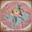 MOTS D'ENFANTS DOUDOU POUPEE FILLE PLAT BLEU SOS