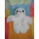 RAVENSDEN TUSHDEN DOUDOU PHOQUE MARIONNETTE PELUCHE BLANCHE