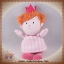 LUMINOU SOS DOUDOU POUPEE FILLE PRINCESSE REINE ROSE ROUSSE BRODER