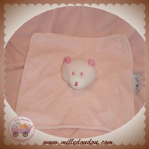 BRUIN DOUDOU OURS PLAT ROSE TOY'S RUS SOS