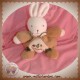 TAKINOU DOUDOU LAPIN BLANC BOULE NATURE BEIGE GLAND