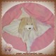 OKAIDI OBAIBI DOUDOU LAPIN BEIGE ROSE PLAT BLANC ECRU SOS