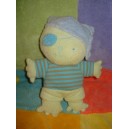 TAPE A L'OEIL SOS DOUDOU OURS VERT PIRATE BLEU