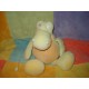 JOLLYBABY DOUDOU PELUCHE CROCODILE VERT ORANGE