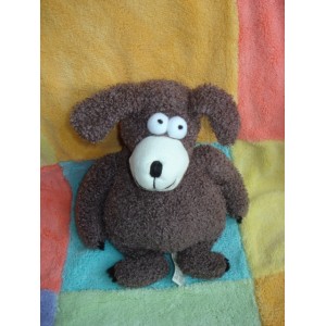 EGMONT TOYS DOUDOU CHIEN MARRON TRUFFE ECRU BILLES