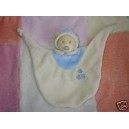 JOLLYBABY SOS DOUDOU OURS PLAT ECRU BLEU