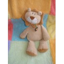 NOVECOR DOUDOU LION MARRON FLEUR ARTE CHARLY & CIE