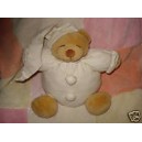 LARSEN PRISCILLA SOS DOUDOU OURS BOULE BLANC HOCHET