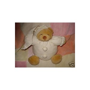 LARSEN PRISCILLA SOS DOUDOU OURS BOULE BLANC HOCHET