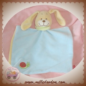 TEX SOS DOUDOU LAPIN CHIEN PLAT BLEU ESCARGOT