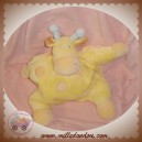 JOLLYBABY DOUDOU GIRAFE VACHE QUASI PLATE HOCHET SOS