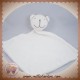 COCOON DOUDOU OURS PLAT LOSANGE BLANC SOS