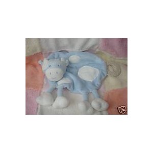 BABY CLUB C&A DOUDOU MOUTON VACHE PLAT BLEU BABY SUN