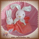 PLAYKIDS BY CMI SOS DOUDOU LAPIN MARIONNETTE BEBE ROSE BLANC 