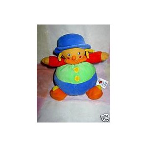 BABY CLUB C&A DOUDOU PELUCHE LUTIN GARCON BLEU VERT HOCHET