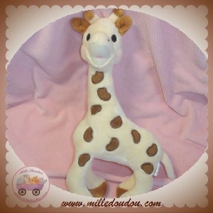 VULLI DOUDOU GIRAFE SOPHIE HOCHET ECRU TACHETE MARRON