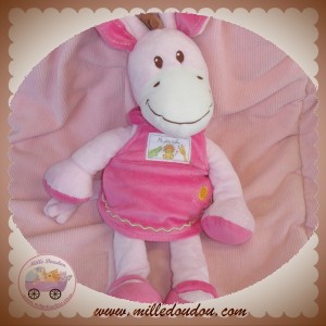 KIABI SOS DOUDOU GIRAFE ROSE MA PTITE TRIBU 37 cm