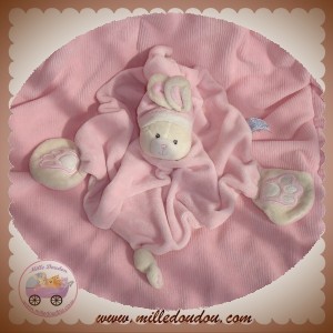 GIPSY DOUDOU LAPIN PLAT ROSE NOEUD PATTES SOS