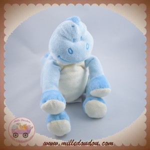 BENGY SOS DOUDOU DINOSAURE BLEU ECRU