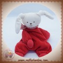 COROLLE SOS DOUDOU LAPIN PATACHOU ROUGE ECHARPE HOCHET