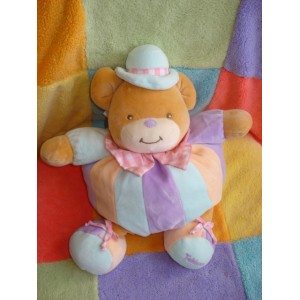 TAKINOU SOS DOUDOU OURS BIBI BEIGE BOULE MAUVE BLEU 9