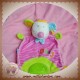 BABYSUN SOS DOUDOU SOURIS CHIEN ECRU PLAT RAYE ROSE AHOY DENTITION