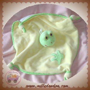 GIPSY SOS DOUDOU GRENOUILLE PLATE JAUNE ET VERTE