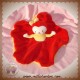 MOULIN ROTY DOUDOU POUPEE DIM DAM DOUM PLATE ROUGE JAUNE ROUMANOFF KATHERINE