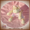 BENGY DOUDOU VACHE ROSALIE ECRU ROSE 20 CM SOS